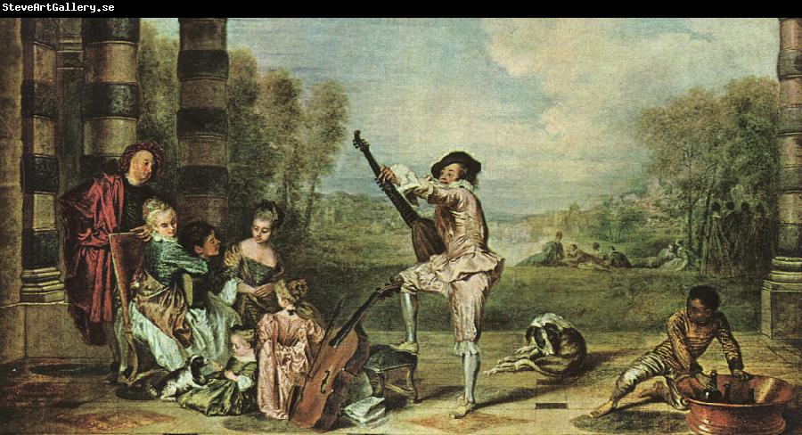 Jean-Antoine Watteau The Music Party